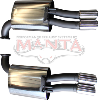 VE SS+Maloo Ute V8 6.0L 3in Dual Rear Mufflers (Pair)