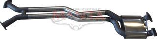 Holden VY - VZ 5.7L V8 1 ton, Crewman Ute 2 1/2in Dual Centre Muffler