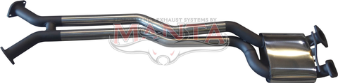 Holden VY - VZ 5.7L V8 1 ton, Crewman Ute 2 1/2in Dual Centre Muffler
