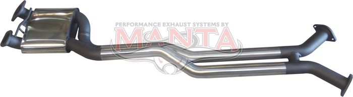 Holden VY - VZ 5.7L V8 1 ton, Crewman Ute 2 1/2in Dual Centre Muffler