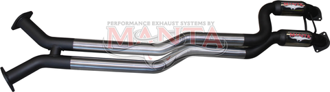 Holden VY - VZ 5.7L V8 1 ton /Crewman Ute 2 1/2in Dual Centre Hot Dogs