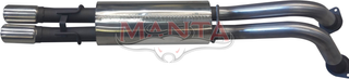 Holden VY - VZ V8 1 ton /Crewman Ute 2 1/2in Dual Rear Muffler