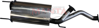 Toyota LandCruiser UZJ100 V8 Wagon 3in Stainless Steel Centre Muffler