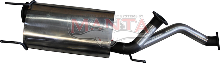 Toyota LandCruiser UZJ100 V8 Wagon 3in Stainless Steel Centre Muffler
