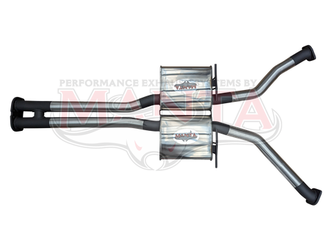 Holden VZ Monaro & HSV GTO 2 1/2in Dual Centre Muffler