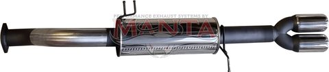 Ford Falcon BA - FG Ute XR8 R.H.S. 2 1/2in Rear Muffler With Dual Tip