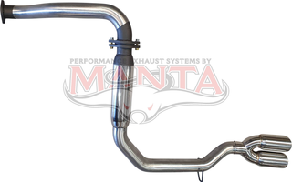 Ford Falcon BA - BF Ute XR8 Left Hand Side 2 1/2in Rear Muffler (inc Chassis BRKT)