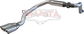 Ford Falcon BA - BF Ute XR8 Left Hand Side 2 1/2in Rear Muffler (inc Chassis BRKT)
