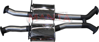 Holden Commodore VP - VS V8 IRS Sedan Dual 3 in Centre Mufflers off Twin Cat