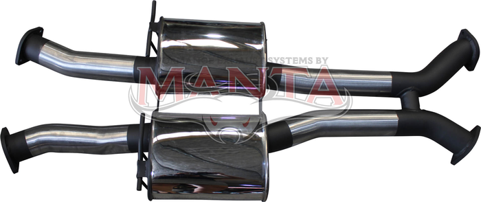 Holden Commodore VP - VS V8 IRS Sedan Dual 3 in Centre Mufflers off Twin Cat