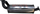 Toyota LandCruiser FZJ-HZJ 105 2 1/2in Centre Muffler