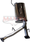 Toyota LandCruiser URJ202 4.6L & LX570 V8 Wagon 3in Centre Muffler