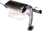 LandCruiser URJ202 4.6L & LX570 V8 Wagon 3in Centre Muffler