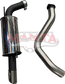 Toyota LandCruiser UZJ/VDJ200 3in Rear Muffler (Including Single 3 1/4 in SS Tip)