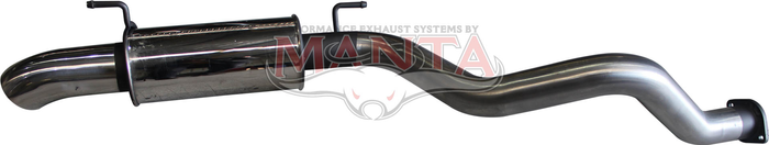 Toyota LandCruiser UZJ/VDJ200 V8 Petrol/Turbo Diesel Wagon 3in Rear Muffler (Droopy Style Tip)
