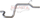 Ford Falcon EA - AU 6 Cylinder 2 1/2in Sedan Tail Pipe