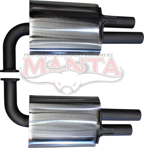 Holden Commodore VE Sedan V8 6.2L E3 HSV 2 1/2in Dual Rear Mufflers