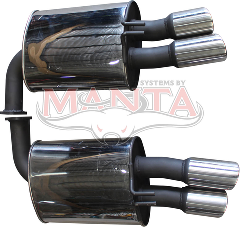 Holden Commodore VE, VF SDN V8 6.0L HSV & SS 2 1/2in Dual Rear Mufflers