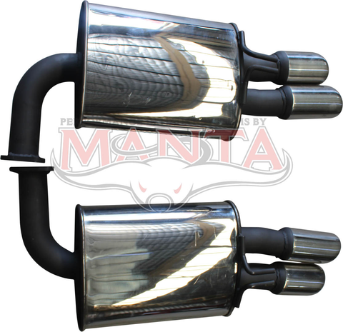 Holden Commodore VE, VF SDN V8 6.0L HSV & SS 2 1/2in Dual Rear Mufflers