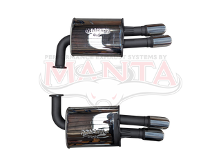 Holden VE Senator V8 HSV 2 1/2in Dual Rear Mufflers