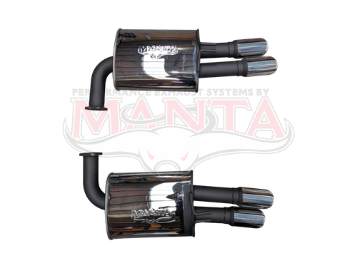 Holden VE Senator V8 HSV 2 1/2in Dual Rear Mufflers