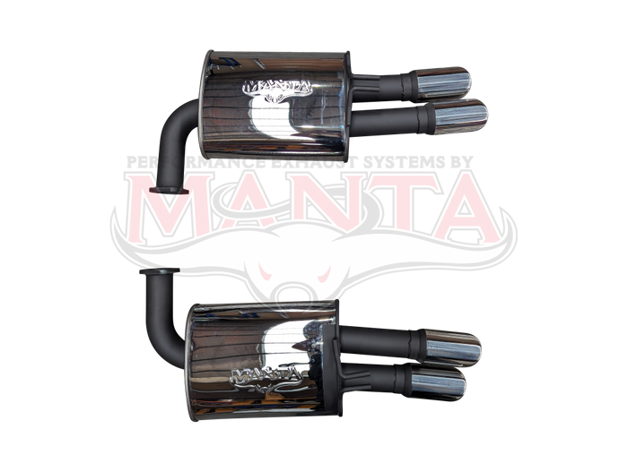 Holden VE Senator V8 HSV 2 1/2in Dual Rear Mufflers