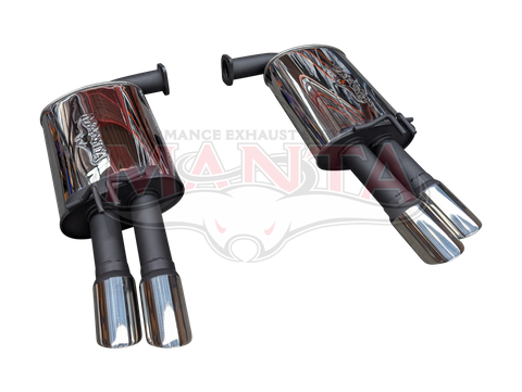 Holden VE Senator V8 HSV 2 1/2in Dual Rear Mufflers
