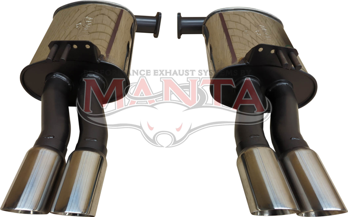 VE SS+Maloo Ute V8 6.0L 2 1/2in Dual Rear Mufflers (Pair)