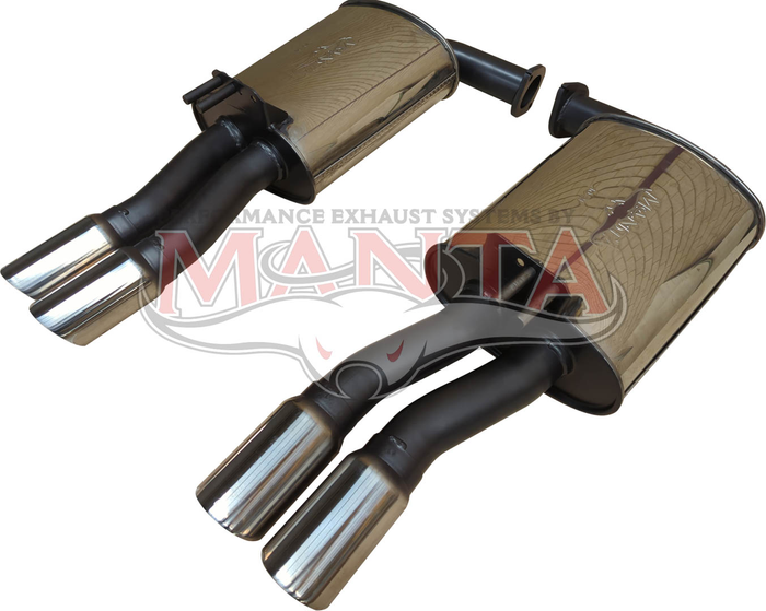 VE SS+Maloo Ute V8 6.0L 2 1/2in Dual Rear Mufflers (Pair)