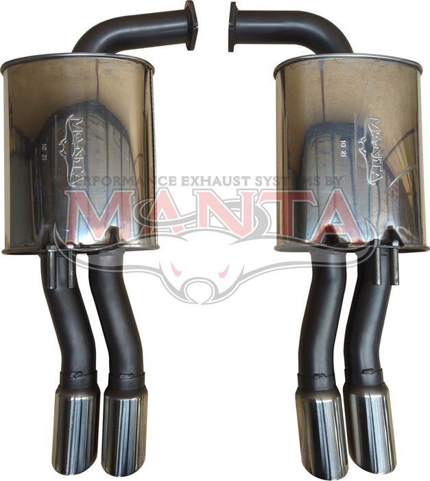 VE SS+Maloo Ute V8 6.0L 2 1/2in Dual Rear Mufflers (Pair)