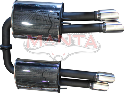 WM Statesman V8 6.0L 2 1/2in Dual Rear Mufflers (Pair)