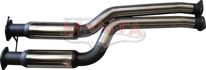 Ford Falcon BA - FG V8 Ute 3in Dual Centre Hotdogs S/Steel