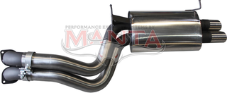 Ford Falcon BA XR8/GT & BF, FG XR8 Sedan 3in Dual Rear Muffler Right Hand Exit only