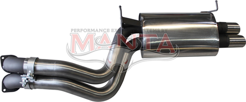 BA XR8/GT & BF, FG XR8 Sedan 3in Dual Rear Muffler Right Hand Exit only