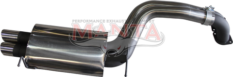 BA XR8/GT & BF, FG XR8 Sedan 3in Dual Rear Muffler Right Hand Exit only