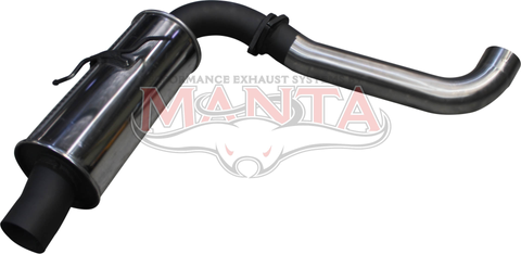 BA - BF XR8/GT & FG XR8 Sedan 3in Dual Left Hand Rear Muffler With Chassis Bracket