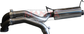 Ford Falcon BF FG Sedan 5.4L V8 & Coyote Supercharged 3in Dual RHS Rear Muffler includes Y-Piece Tip
