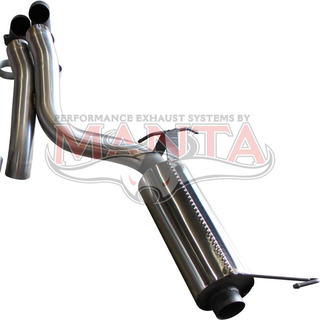 BF FG Sedan 5.4L V8 & Coyote Supercharged 3in Dual RHS Rear Muffler includes Y-Piece Tip