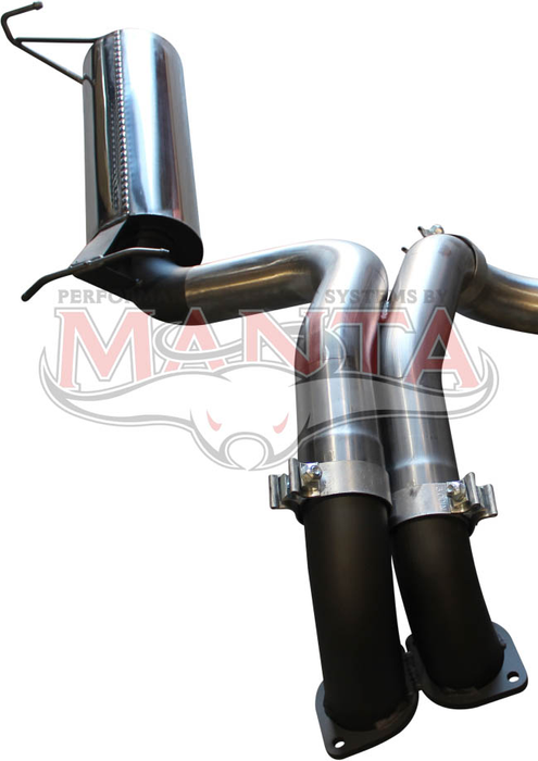 BF FG Sedan 5.4L V8 & Coyote Supercharged 3in Dual RHS Rear Muffler includes Y-Piece Tip