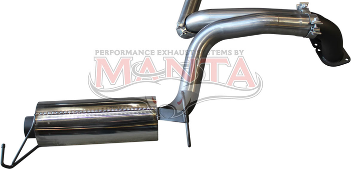 BF FG Sedan 5.4L V8 & Coyote Supercharged 3in Dual RHS Rear Muffler includes Y-Piece Tip