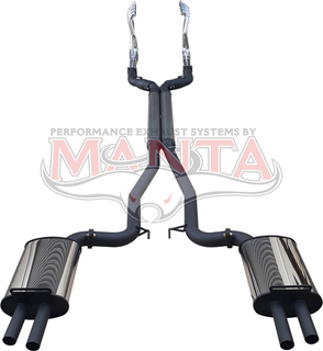 VF HSV 6.2L LSA Maloo ute dual 3in full system with 1 3/4in coated headers