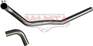 Falcon XR-XY Outside Spring RHS Tail Pipes Stainless