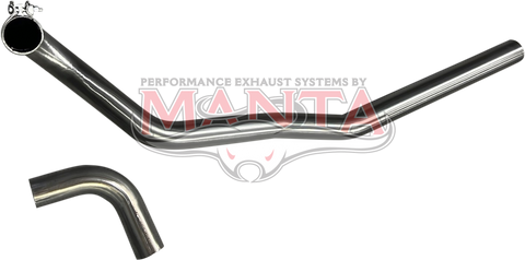 Falcon XR-XY Outside Spring RHS Tail Pipes Stainless