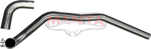 Falcon XR-XY Outside Spring LHS Tail Pipes Stainless