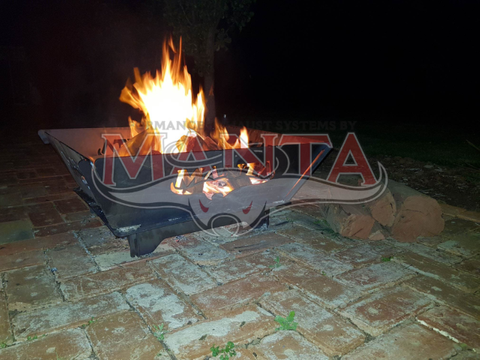 MANTA Lazer Cut Fire Pit