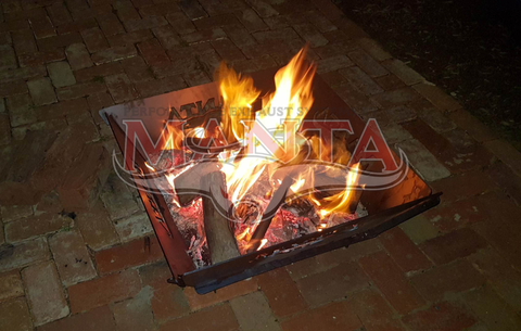 MANTA Lazer Cut Fire Pit