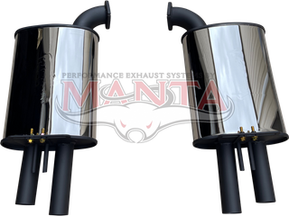 Holden Commodore VE VF Sedan 2.5in Rear Mufflers (pair)