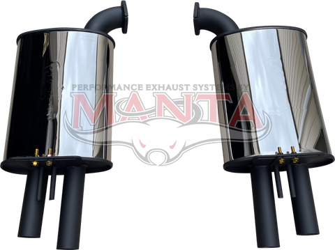 Holden Commodore VE VF Sedan 2.5in Rear Mufflers (pair)