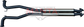 Holden Commodore VE VF 3in Ute Centre Muffler