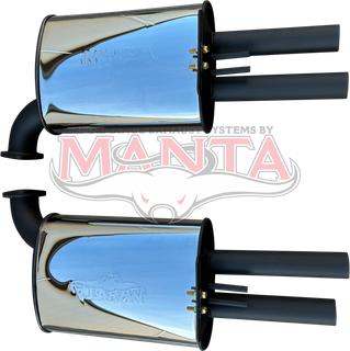 Holden Commodore VE VF Ute 2.5in Rear Mufflers (pair)